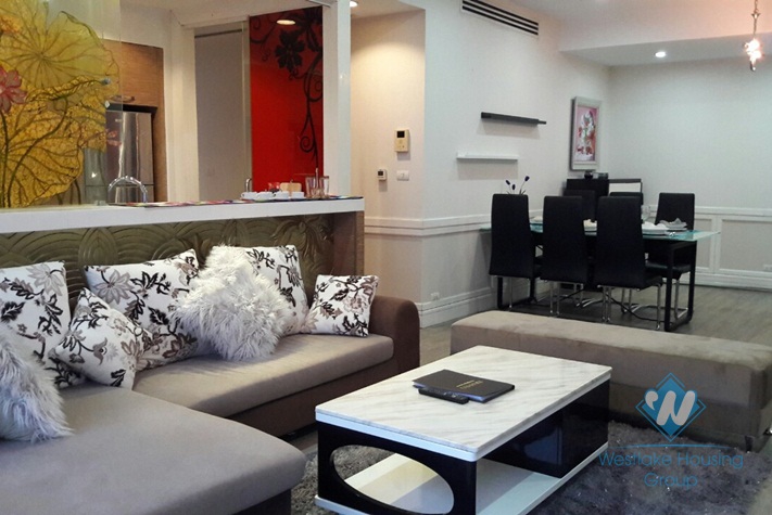 Superior lake view 2 bedrooms apartment for rent in Golden Westlake , Ba Dinh district